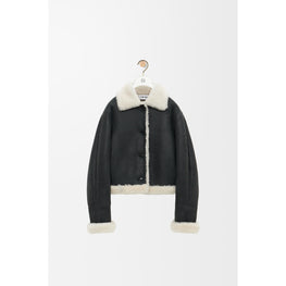 [STAFF ONLY] JACKET_SHEARLING_BLACK/WHITE