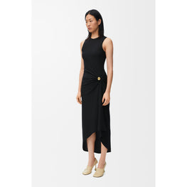 [STAFF ONLY] PEBBLE DRESS_COTTON/ELASTHANE_BLACK