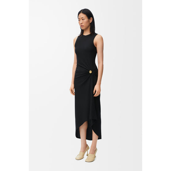[STAFF ONLY] PEBBLE DRESS_COTTON/ELASTHANE_BLACK