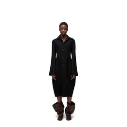 BALLOON COAT_WOOL_BLACK