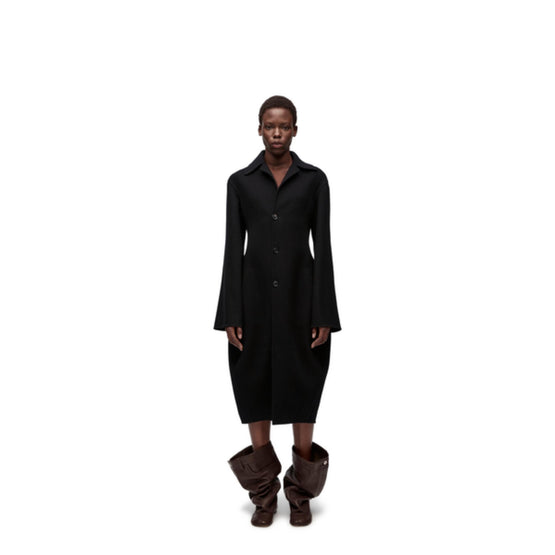 BALLOON COAT_WOOL_BLACK