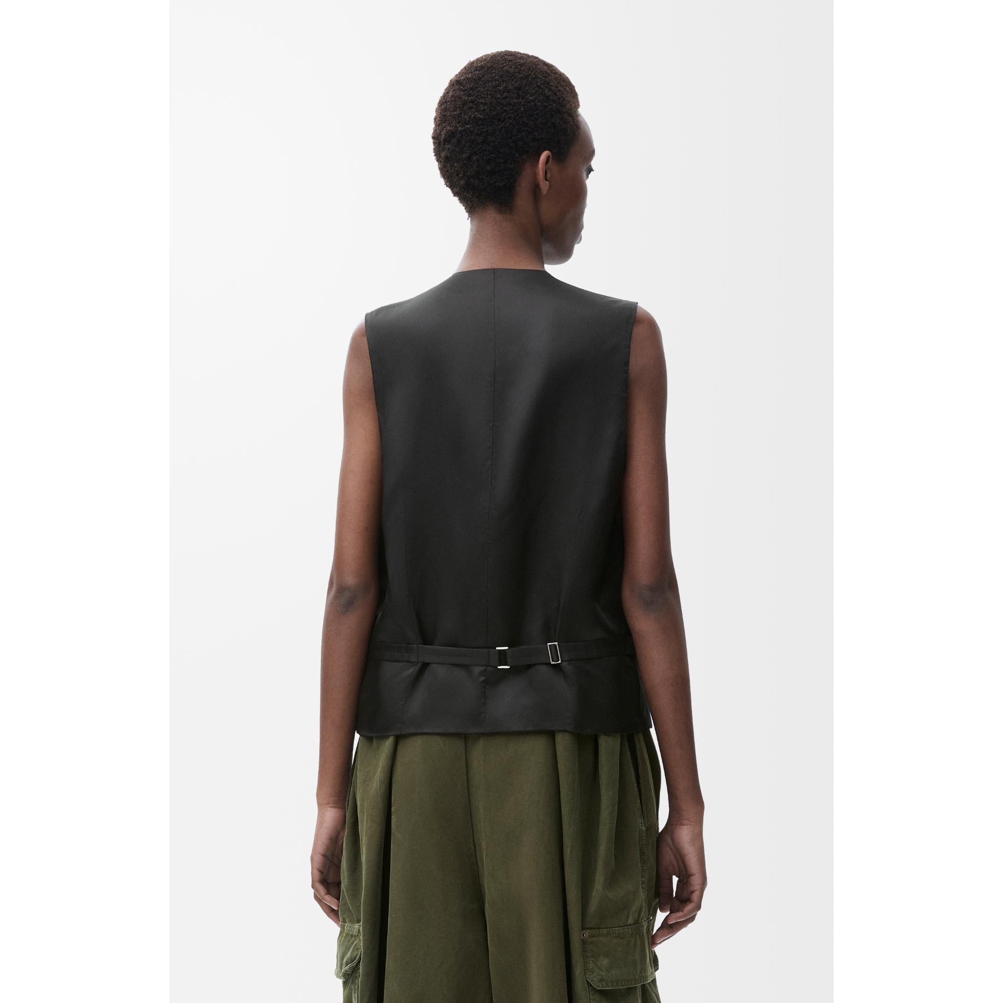 [STAFF ONLY] VEST_WOOL_NAVY MELANGE