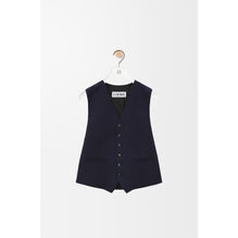 [STAFF ONLY] VEST_WOOL_NAVY MELANGE