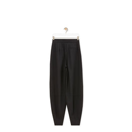 BALLOON TROUSERS AF_WOOL_BLACK