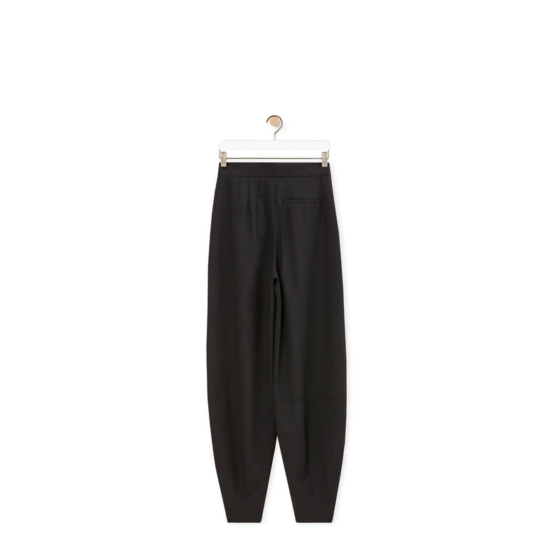BALLOON TROUSERS AF_WOOL_BLACK