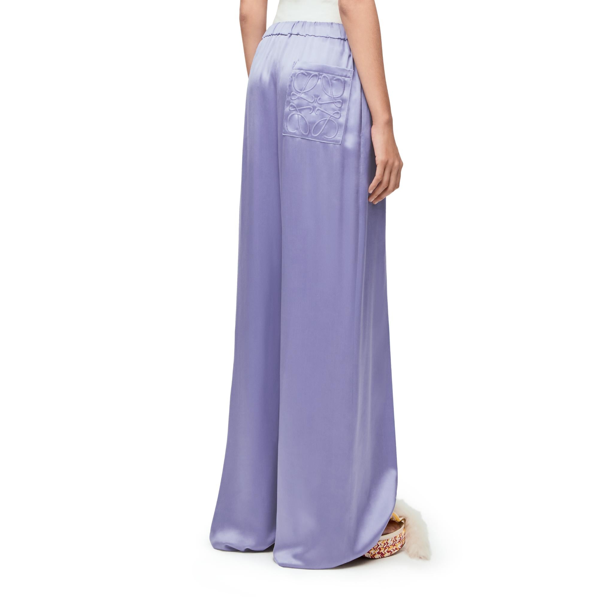 PYJAMA TROUSERS ADJUSTED FIT_SILK_LILAC