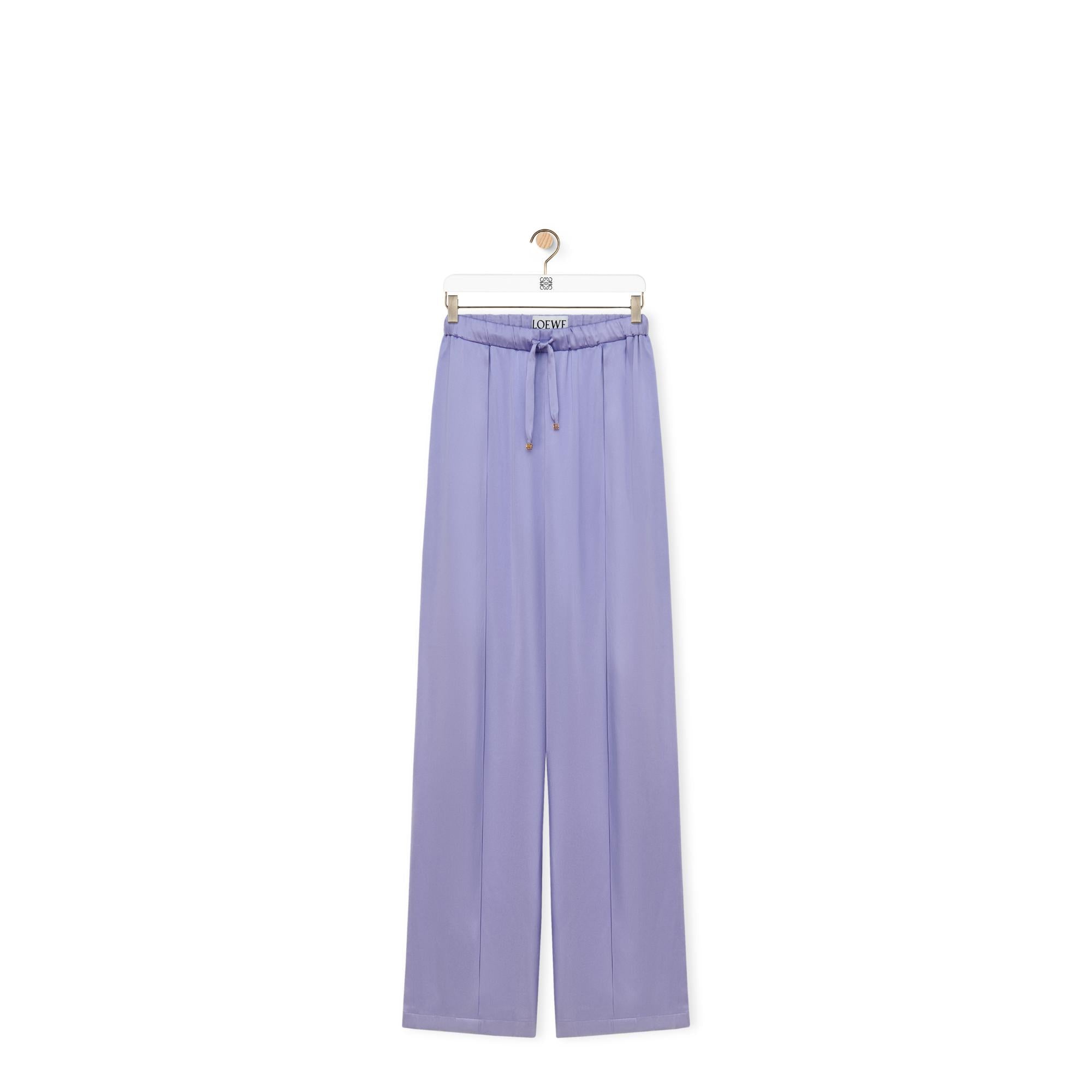 PYJAMA TROUSERS ADJUSTED FIT_SILK_LILAC