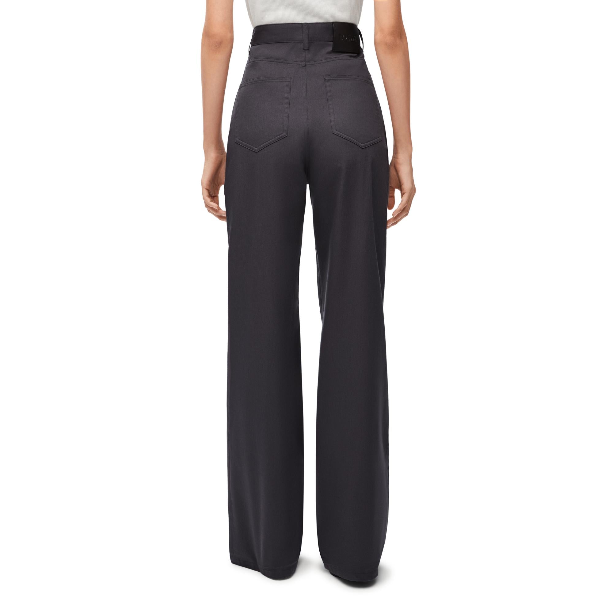 HIGH WAISTED TROUSERS_COTON_DEEP PAVEMENT