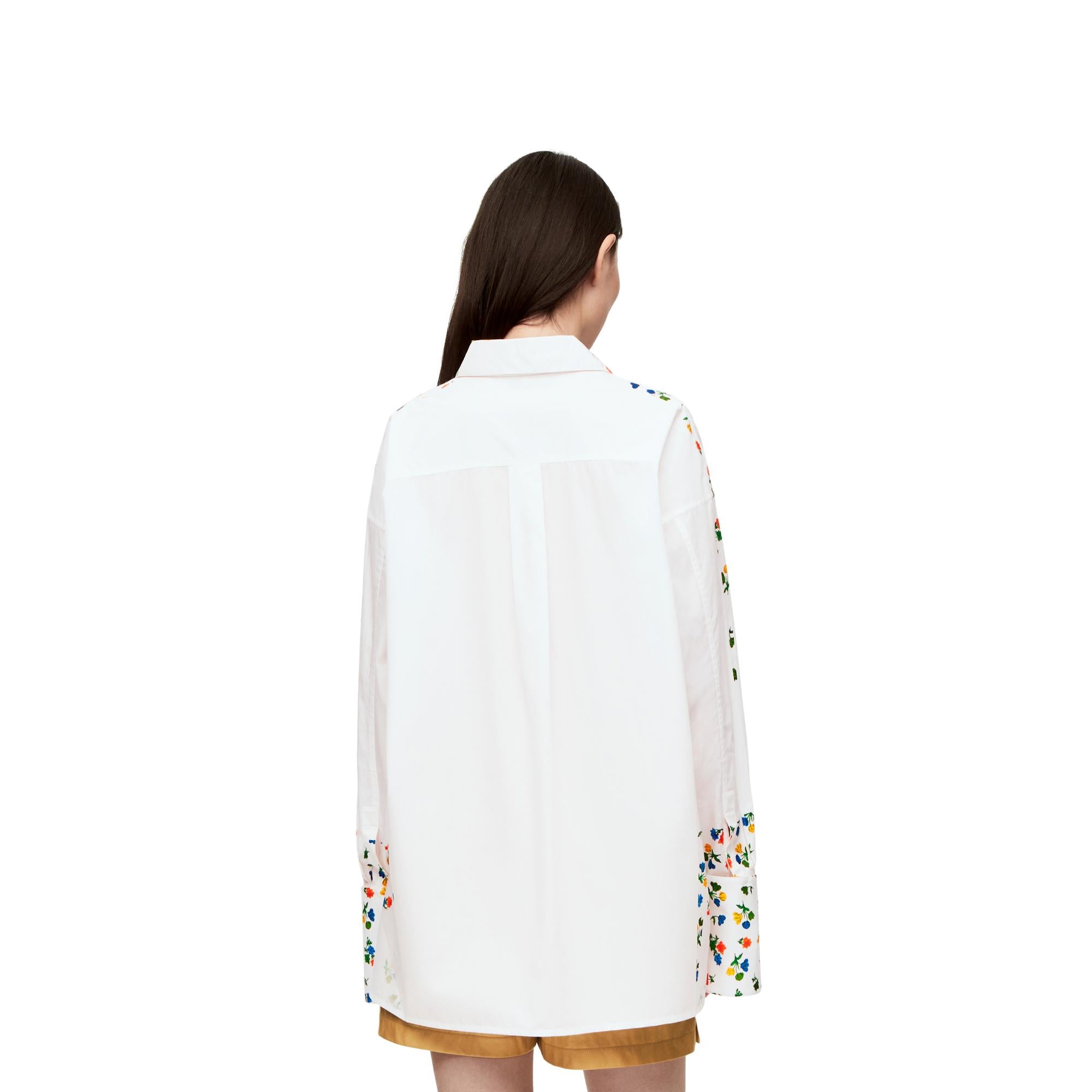FLOWER DECONSTRUCTED SHIRT_COTON_WHITE