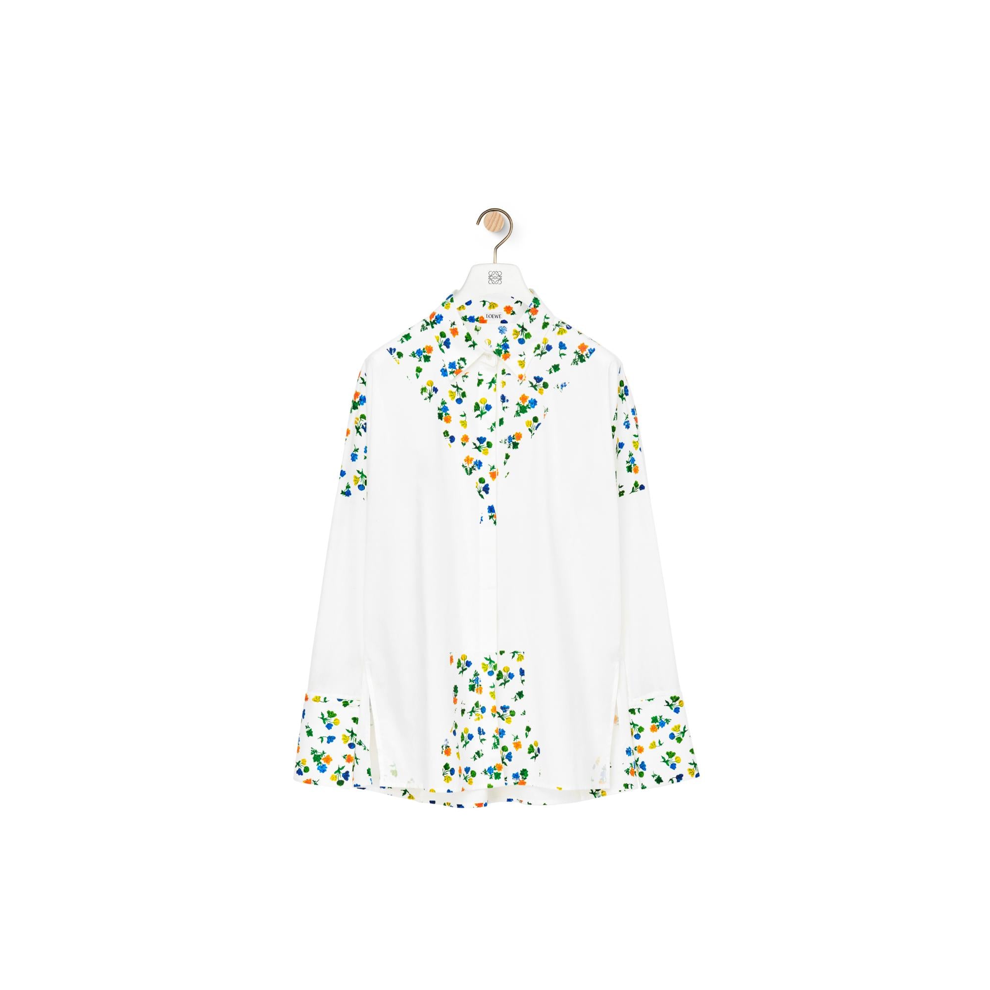 FLOWER DECONSTRUCTED SHIRT_COTON_WHITE