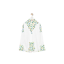 FLOWER DECONSTRUCTED SHIRT_COTON_WHITE