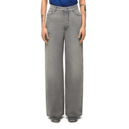 [STAFF ONLY] HIGH WAISTED JEANS AF_COTON_GREY MELANGE