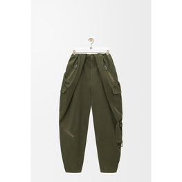 [STAFF ONLY] BALLOON CARGO TROUSERS AF_COTON_DEEP OLIVE