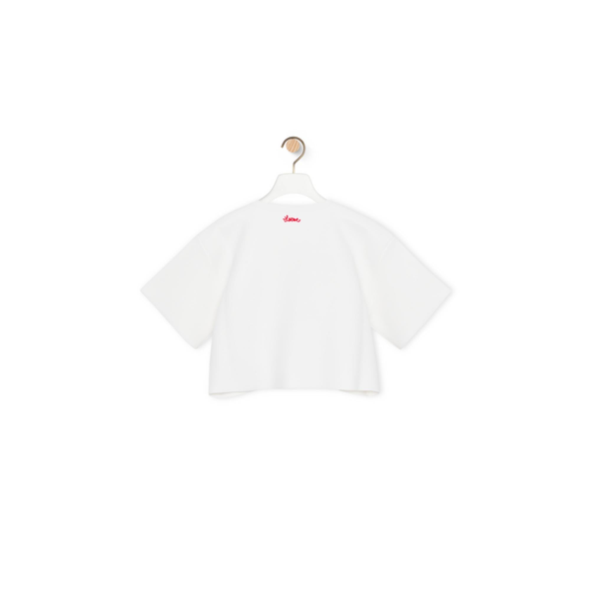 FLOWER CROPPED SWEATER_VISCOSE/COTTON_OPTIC WHITE