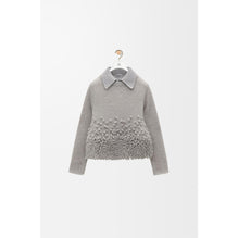[STAFF ONLY] POLO SWEATER_WOOL/MOHAIR/POLYAMIDE_GREY