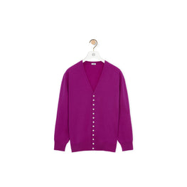 EMBELLISHED CARDIGAN_CASHMERE_VIOLET