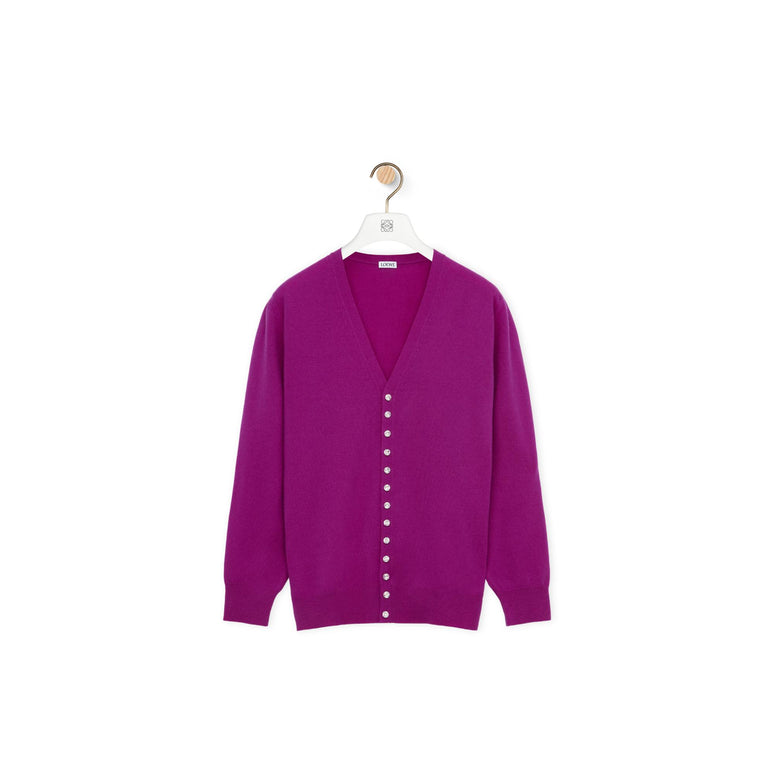 EMBELLISHED CARDIGAN_CASHMERE_VIOLET