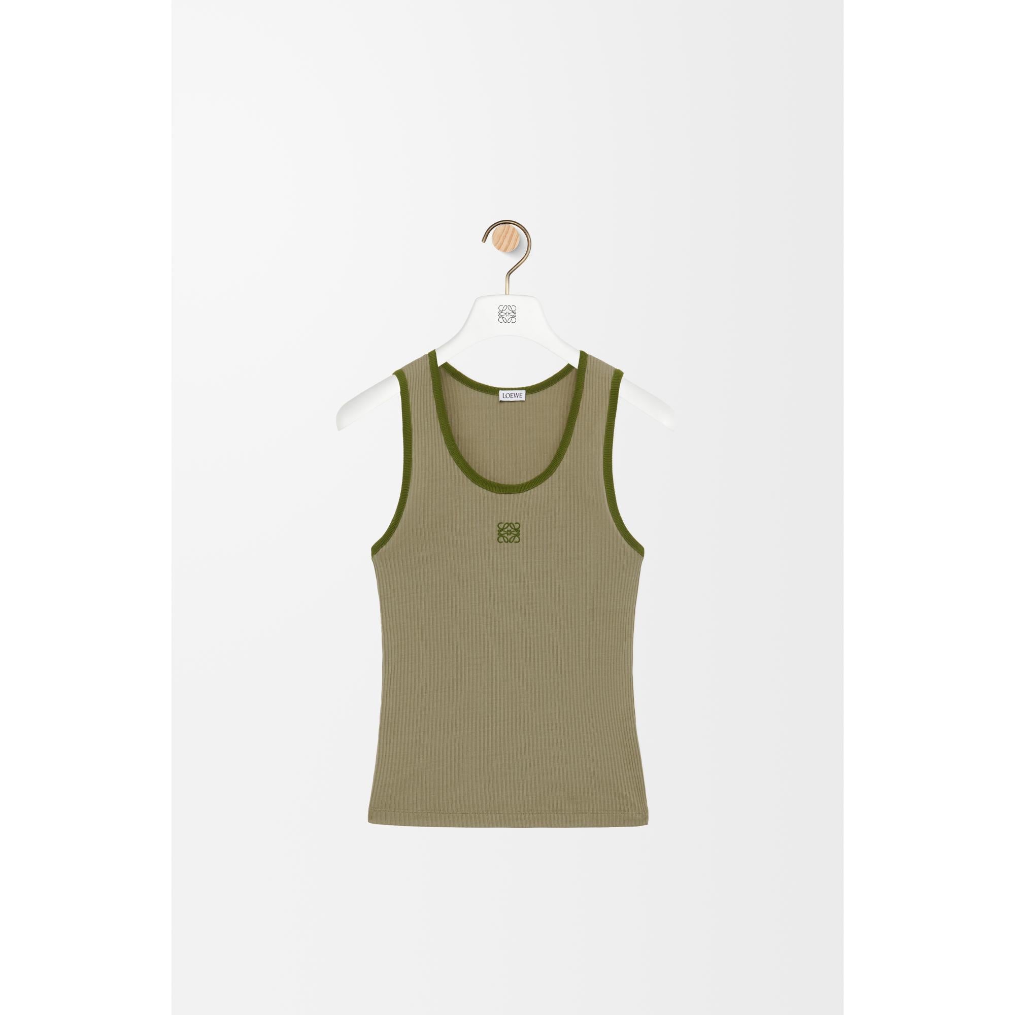 [STAFF ONLY] TANK TOP_SILK_MILITARY GREEN