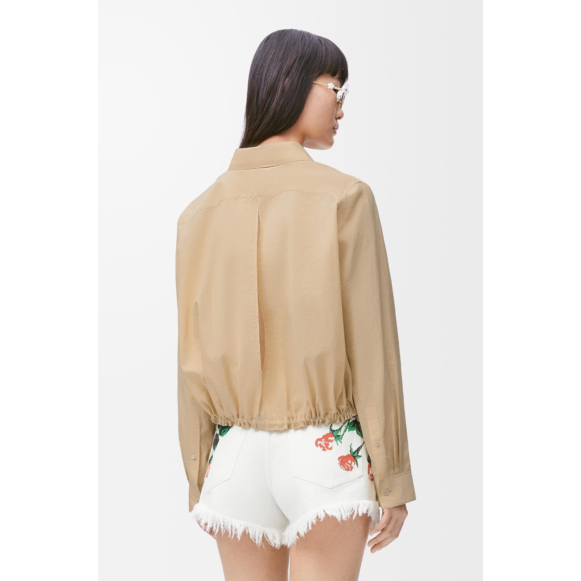 SHIRT_COTTON/POLYAMIDE_LIGHT BEIGE