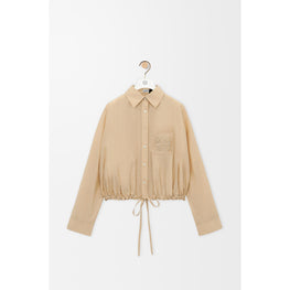 SHIRT_COTTON/POLYAMIDE_LIGHT BEIGE