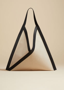 사라 토트 내추럴 블랙 가죽