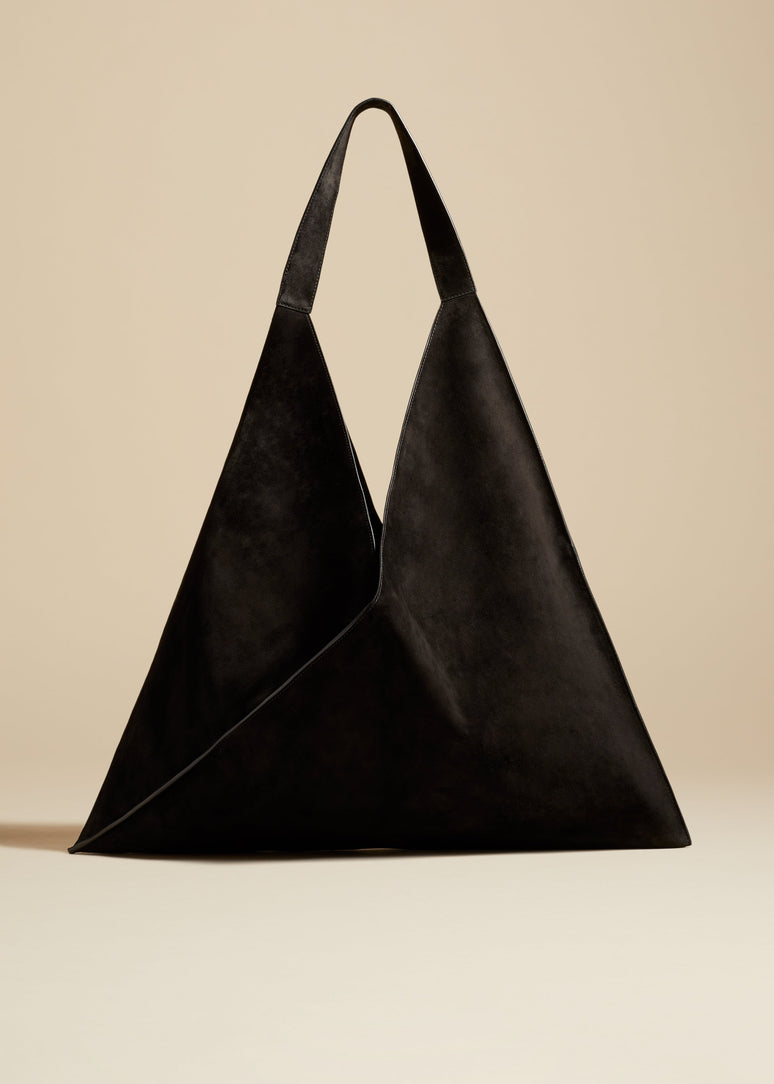 사라 토트 블랙 스웨이드