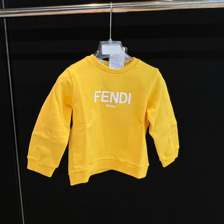 베이비 옐로우 스웻셔츠