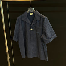 네이비 FF 로고 숏슬리브 셔츠