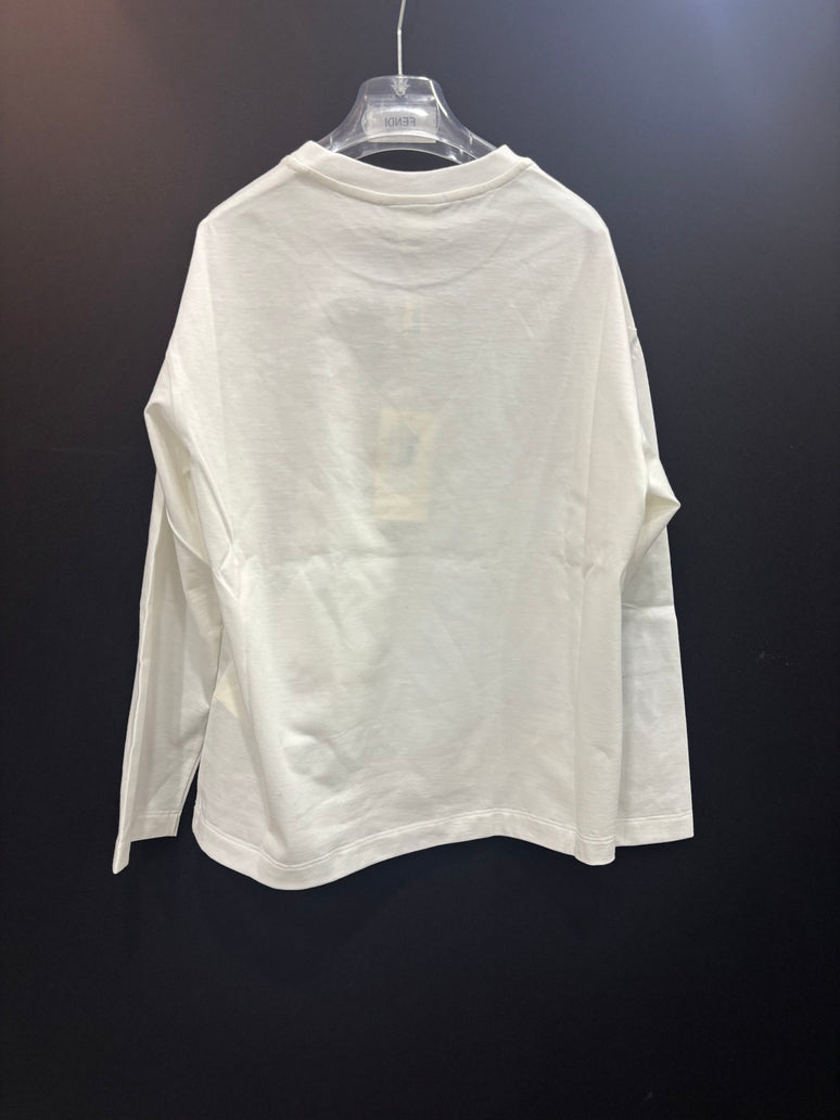 화이트 코튼 티셔츠